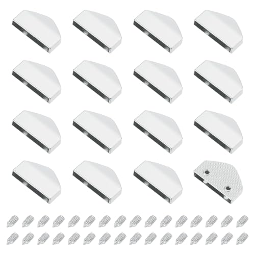 Réparation de ceinture usée grâce aux embouts en métal à visser uxcell 16 pièces
