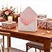 Valentine Envelope Boxes, Valentine Envelope Gift Box, Florist Bouquet Envelope Boxes, Valentines Day Flower Bouquet Package Gift Folding Paper Boxes for Wedding Birthday Festival Party Decoration (Pink-A 4PCS)