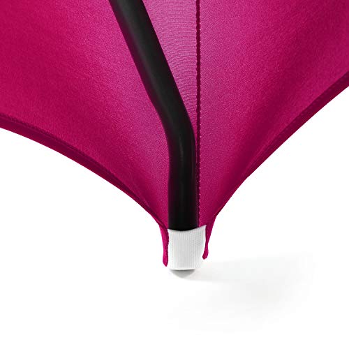 Image of Peomeise 6FT Spandex Table Cover Rectangular Stretch Spandex Tablecloth (Fuchsia,6FT)
