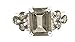 Natural Rocks by Kala Genuine 4ct Smoky Topaz 925 Solid Sterling Silver Ring Size 5, 6, 7, 8, 9