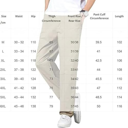 Puliam Mens Stretch Pants, Bromute Pants for Men, Easetactic - Flex Fit Zipper-Pocket Durable Pants4
