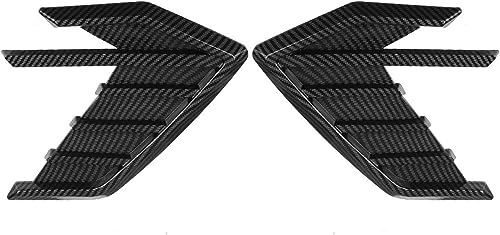 Spoiler Parachoques para Infiniti Q50 Q60 Q70 G25 G37,Coche Divisor Parachoques Delantero Alerón Cubierta Cuchillo Embellecedor,A-Carbon Fiber Look