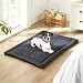 ALLISANDRO Hundematte rutschfeste wasserdichte Hundedecke 80x60cm, 100x70cm, 120x70cm Hundekissen In und Outdoor wasserdichte Decke Waschbar Micro Plüsch Oberfläche Grau