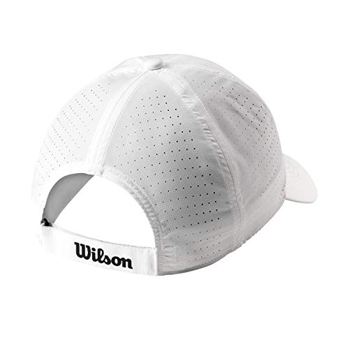 Image of Wilson Men's Ultralight Tennis Cap, White, One Size