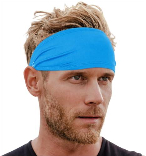 Image of Tough Headwear Tough Outfitters Headband for Men - Mens Headbands - Working Out Sports Performance Head Bands - Athletic Cycling Running Sweat Band, Football Headbands - Sweat Bands Men /Women