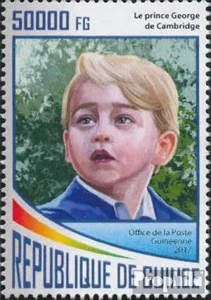 Guinea 12759 (Complete. Issue) unmounted Mint/Never hinged ** MNH 2017 Prince Georg (Stamps for Collectors) British Royal Family (Diana, Charles, Elisabeth ..)