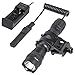 Nelahol Tactical Light Tactical Flashlight 1200 Lumen 200m Beam with Rechargeable Batteries & Charger & Remote Pressure Button Switch & QD Picatinny Rail Mount