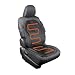 Wagan Soft Velour 12V Heated Seat Cushion Ultra Plush with High/Low/Off Temperature Control (Black)--IN9438