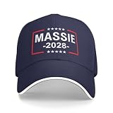 Massie for President Thomas Massie 2028 Hat Vintage Adjustable Baseball Hats Navy Blue