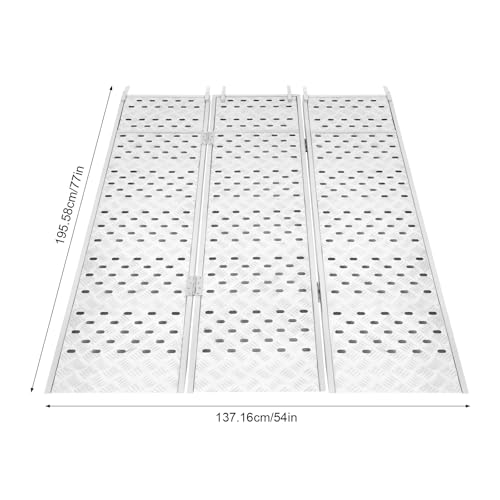 Rampa de aluminio para carga pesada plegable con correas miniatura 2