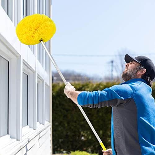 teia aranha,penas microfibra extensível 55,12 polegadas com alça longa - Vassoura leve reutilizável