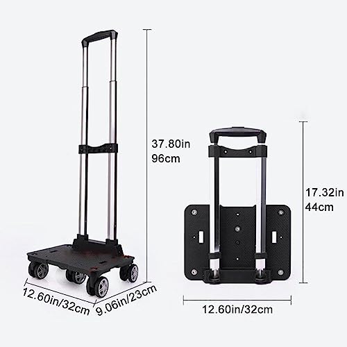 Camion à main portable à 4 roues multidirectionnelles pour manutention sans effort
