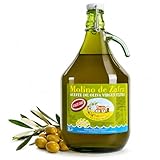 Aceite de Oliva Virgen Extra 5 Litros SERIE ORO en Garrafa de Vidrio Sin Filtrar | AOVE 100% Reserva Familiar Molino de Zafra Premium | Cosecha Tradicional, Primera Prensada en Frío y Calidad Gourmet