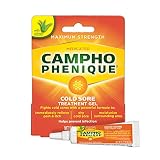 Campho Phenique Cold Sore and Fever Blister Treatment for Lips, Maximum Strength Provides Instant Relief, Helps Prevent Infection To Promote Healing, Original Gel Formula, 0.23 Oz