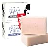 Pack of 2 Kojie San Dream White Anti-Aging Soap 2 Bars - 135g + 1 YouLookLight screen/ phone cleaning cloth