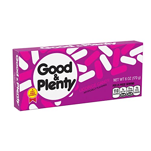 Good & Plenty Licorice Fat Free, Candy Box, 6 Oz #TOP5