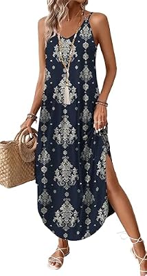 WIHOLL Plus Size Dresses for Curvy Women Summer Maxi Dress Beach Vacation Outfits Wedding Guest Dres...