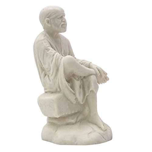 Estatua de Resina Lord Sai Baba para Auto miniatura 3