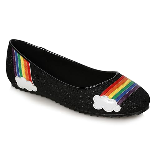 Ellie Shoes Women's 100-HOPE-BLK-11 Ballet Flat, 11 Black