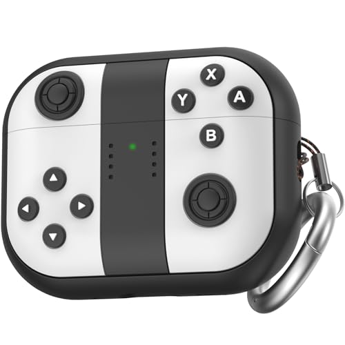 Image of TRONWIN for AirPods Pro 3 Case - 2025 Silicone Cover Gamepad Design Case for Apple AirPods Pro 3rd Generation, Cute Air pod Pro 3 Cover for Men /Women (White)