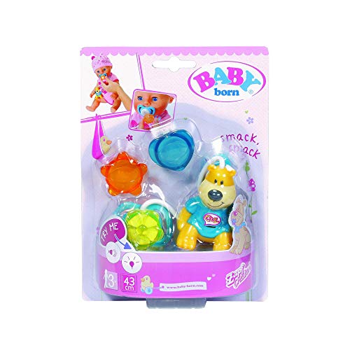Zapf Creation 826881 Baby Born Interactive Schnuller 43cm, bunt – Bild 4