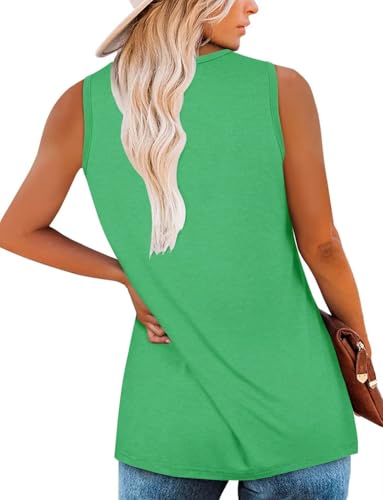 KISSMODA Womens Flora Print Tank Tops Ribbed Summer Shirt Sleeveless Summer Casual Women Blouses(S-3XL)