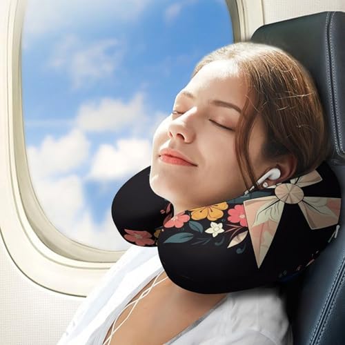 Almohada en U de espuma viscoelástica tamaño único miniatura 3