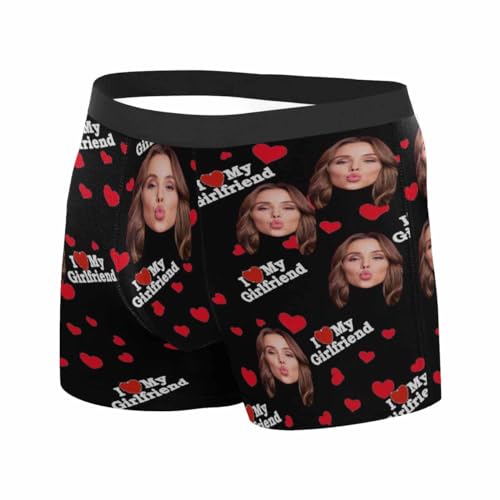 Custom Men's Underwear Boxer Briefs with Face Personalized Underwear Valentines Wedding Gift for Men Husband2