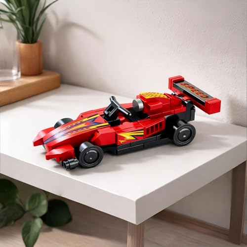 Image of Crimson Hero | F1 Pull Back | STEM Learning: Learn About Potential Energy | Educational Toy for Kids 7+