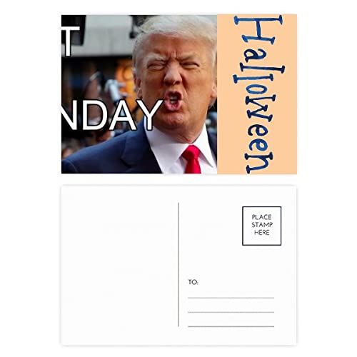 Cartes postales d'Halloween président américain pour vos invitations de fête et soirées
