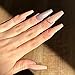 NUDE BABE Press-On Nails by Lavaa Beauty | Extra-Long Coffin | Nude & Silver Coffin Nails with Gems