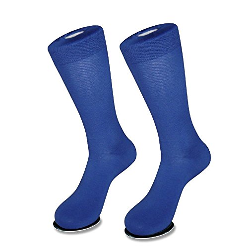 Solid Color Men's Dress Socks (Royal Blue)