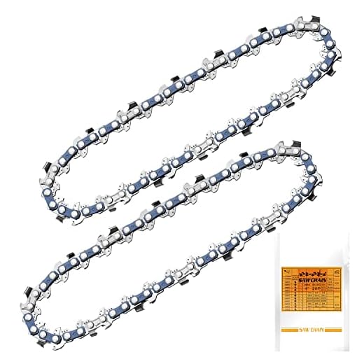 Saker Mini Chainsaw,4 Inch Portable Electric Chainsaw Cordless,Handheld Chain Saw Pruning Shears Chainsaw for Tree Branches , Courtyard, Household and Garden (Only 2*Chains)