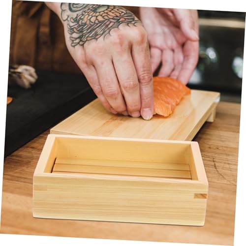 Plato de madera Zerodeko para sushi y sashimi miniatura 3