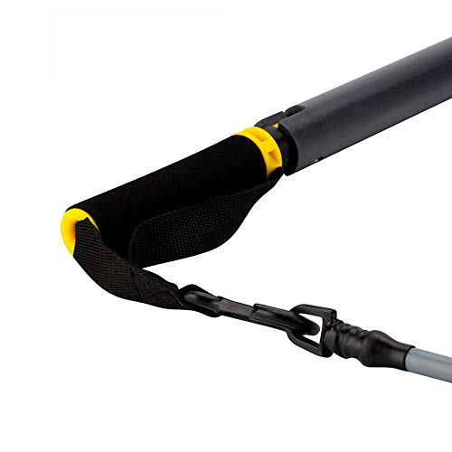 Barra Aeróbica Com Elástico De Resistência Preto - Ziva