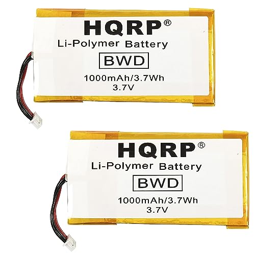 HQRP 2-Pack Battery Compatible with Crestron MTX-3 TPMC-3X TPMC-3X-LP Isys 2.8