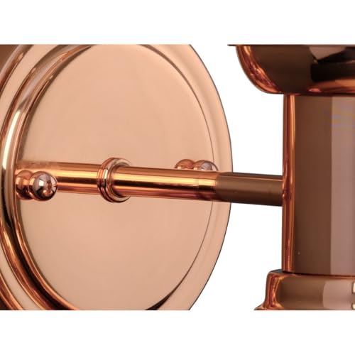 Progress Lighting Brookside Collection 1-Light Outdoor Wall Light, Exterior Wall Lights for Garage Lights, Porch Light, Garages, 12" by 12.375", Copper Finish by Progress Lighting - Image 6
