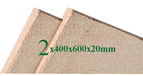 2x20 mm Vermiculite Piastra Brandschutzplatten