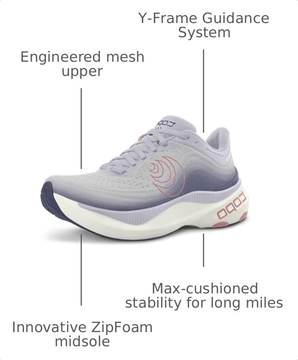 Image of Topo Athletic Women's Lightweight Comfortable 5MM Drop Aura Road Running Shoes, Athletic Shoes for Road Running