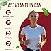 Easy Absorption Astaxanthin Supplement - 10mg Astaxanthin from Haematococcus Pluvialis Fresh Microalgae for Skin and Eye Health Support - Rich in Antioxidants and Carotenoids (180 Servings)