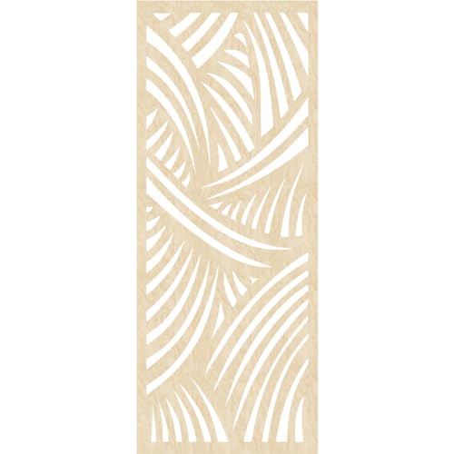 Image of 25 3 /8 inchW x 64 3 /8 inchH x 1 /4 inchT Chester Decorative Fretwork Wood Wall Panels, Birch