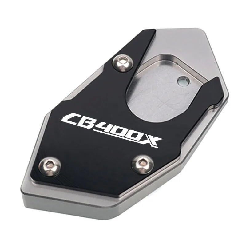 Plaque de support d'extension CNC premium pour béquille de moto CB400X 2021 2022 2023