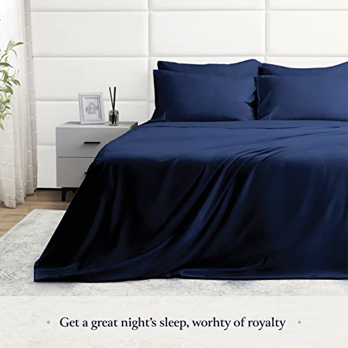 Belador Silky Soft Queen Sheet Set - Luxury 6 Piece Bed Sheets For Queen Size Bed, Secure-Fit Deep Pocket Sheets With Elastic, Breathable Hotel Sheets And Pillowcase Set, Wrinkle Free Oeko-Tex Sheets #TOP7