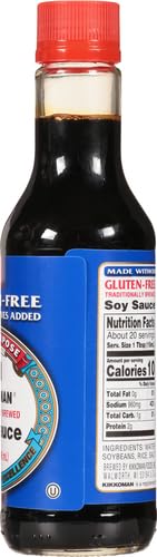 Kikkoman Soy Sauce, Gluten Free, 10 oz
