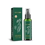 Ginseng Hair Growth Spray - 100ml Natural Hair Tonic for Thinning Hair & Regrowth, Controls Oil & Balances Scalp Microbiota, Strengthens Follicles for Thicker Fuller Hair, with Herbal Extract