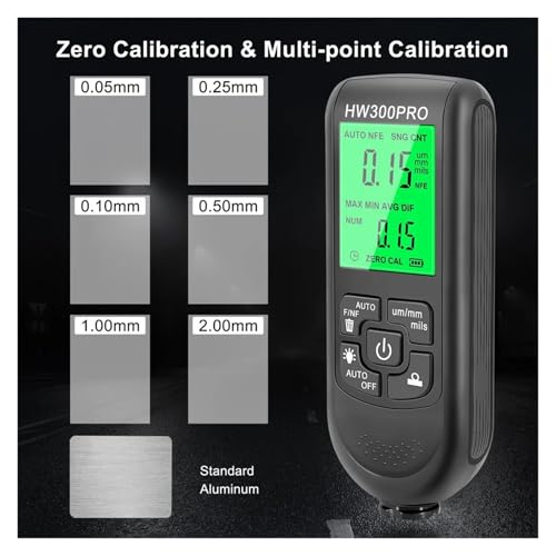 Medidor de Grosor de Pintura Digital HW-300PRO miniatura 3