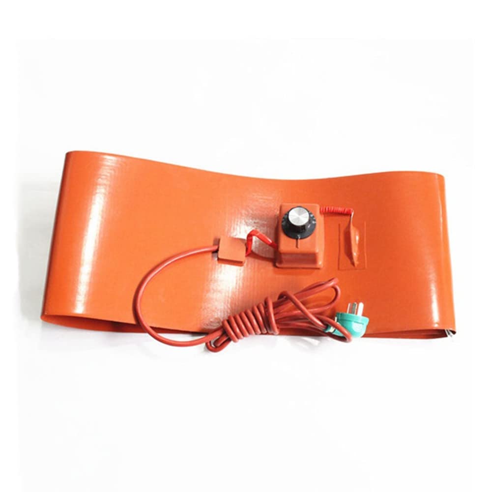 AYUWQZX silicone drum heater with adjustable thermostat, Silicone Drum Heater Adjustable Thermostat Multiple Sizes(860x200mm)