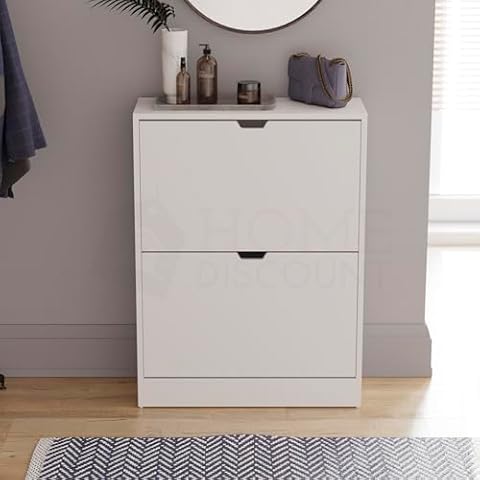 Vida Designs 2 Drawer Space Saving Shoe Cabinet Cover