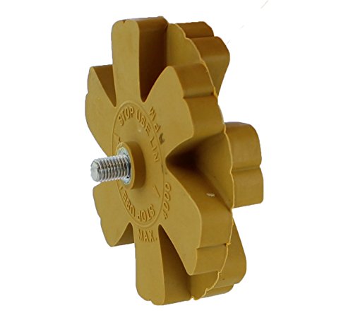 ABN Rubber Eraser Wheel & Drill Adapter  Pinstripe, Double Sided Adhesive, Vinyl Decal Remover, Graphics Removal Tool