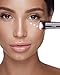 Nanshy 3D Concealer Brush Under Eye Blending Brush for Cream, Liquid & Powder Makeup - Conceal, Contour & Shape Under Eye Concealer Brush - Vegan & Cruelty-Free - Onyx Black